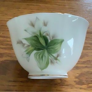 Vintage Royal Adderley Mini Open Sugar Bowl or Trillium Pattern Fine Bone China